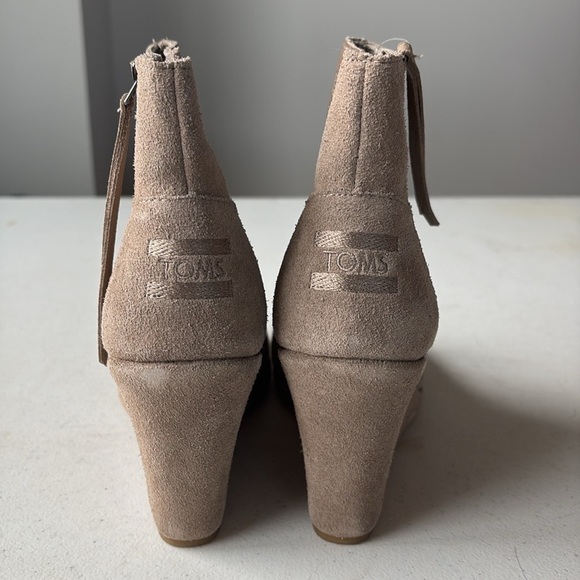TOMS Women's Desert Wedge‎ Ankle Bootie  Size 5 - Picture 6 of 7